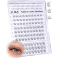 ALICE Natural Short Lash Clusters 8-12mm Eyelash Clusters Wispy Cluster Eyelash Extensions Clear Band Individual Lashes with 5-6mm Bottom Lashes
