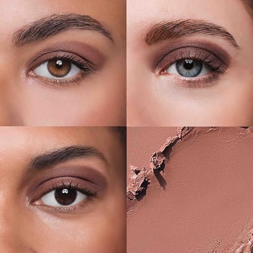 Zev Eyeshadow Stick ? ShadeRush 2-in-1 Cream Eyeshadow Stick ? Cream-to-Powder Eye Shadow with Built-in Smudger ? Matte Makeup ? Waterproof and Crease-Proof ? Mocha Matte