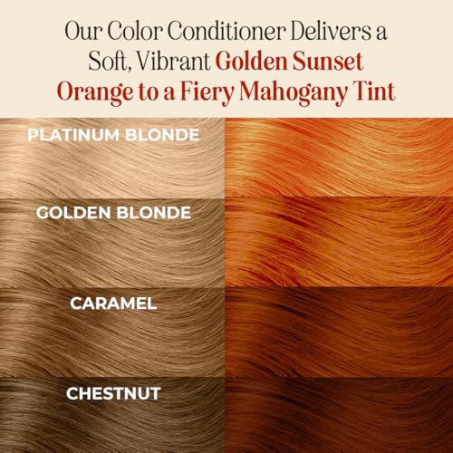 INH Fire Opal Semi-Permanent Hair Color - Color Depositing Conditioner 6oz
