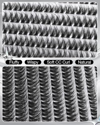 Sparkler Lash Wispy Fluffy Eyelash Clusters 10-16mm | Natural, Full, Effortless Look