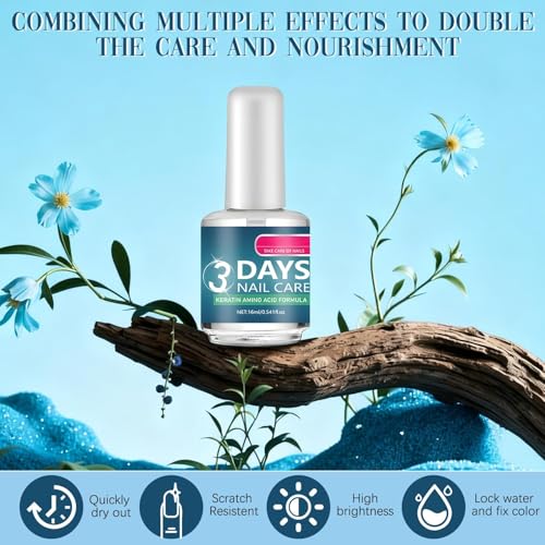Keratin Amino Acid Nail & Cuticle Treatment Oil - 2 Pack (16ml)