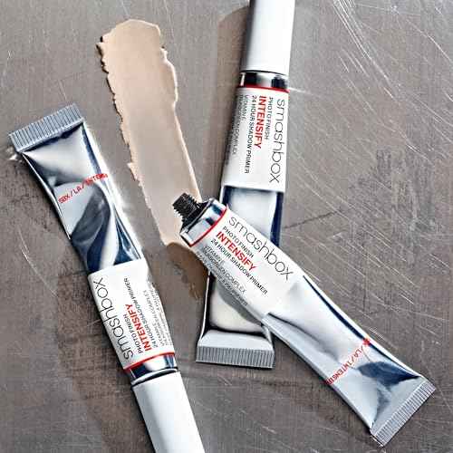 Smashbox Photo Finish Intensify 24 Hour EyeShadow Primer | Nourishing, Long Lasting + Vitamin E for Eyeshadow Makeup, 0.34 Fl Oz