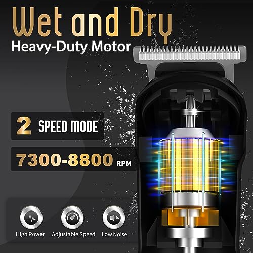 Ufree Beard Trimmer, Electric Razor, Nose Hair Trimmer, Cordless Hair Clippers Shavers, Gifts for Men