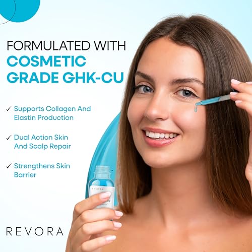 GHK-Cu Copper Peptide Serum for Face & Scalp - 1 fl oz