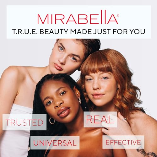 Mirabella Pure Press Foundation Powder - Buildable HD Finish, Medium/Dark IV