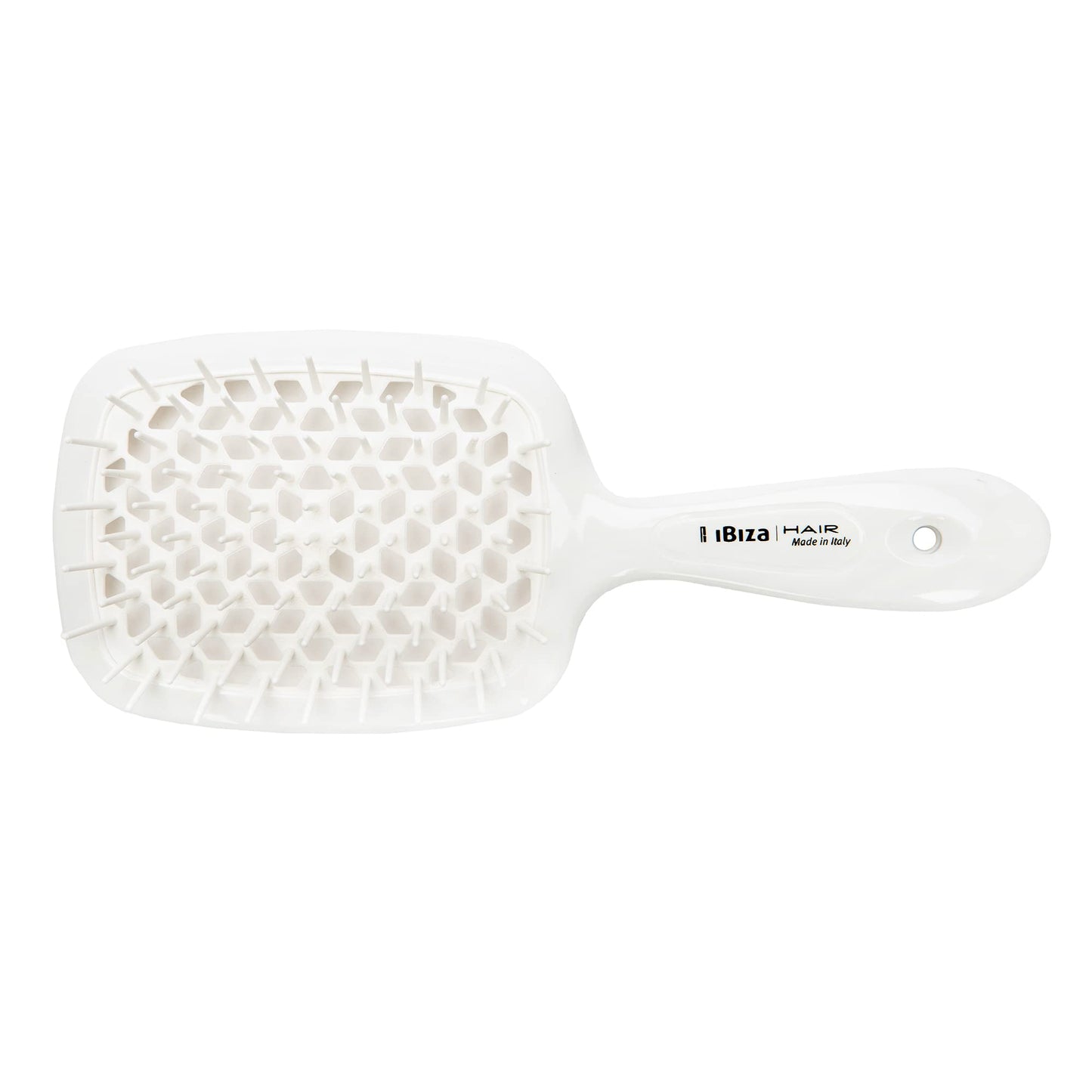 Ibiza Hair AirWave Shower Brush (White) | For Shower or Pool | Effortlessly Glides Through Any Hair | Adults or Kids | Anti Static | Light Weight & Heat Resistant