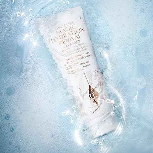 Charlotte Tilbury Magic Hydration Revival Facial Cleanser - Gentle, Foaming Face Wash to Hydrate, Revive & Prime Skin - Helps Reduce the Appearance of Pores While Removing Makeup & Impurities