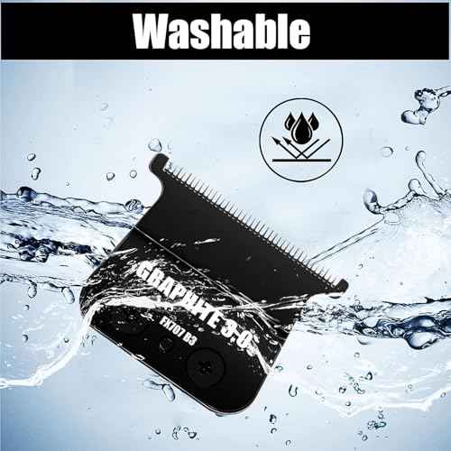 1 Pc FX707Z DLC 2.0 Replacement Blades Head Compatible with BaByliss PRO Barberology Trimmer Blade,Zero-Gapped Replacement Trimmer Blade Compatible with BaBylissPRO FX787 & FX726 Trimmer£¨Black£©