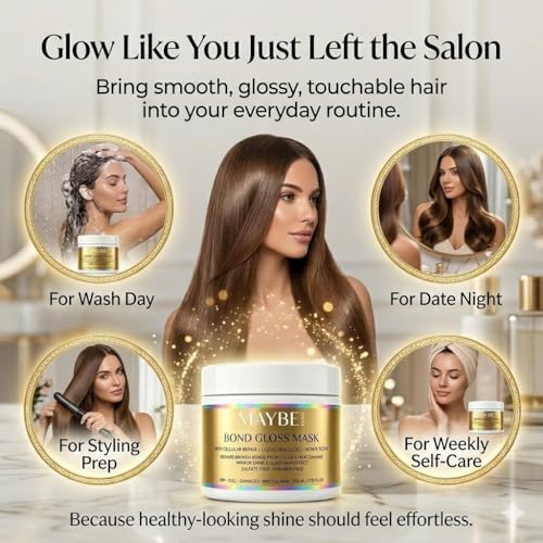 Paris Bond Gloss Hair Mask - Deep Repair & Moisture, 6.76 oz