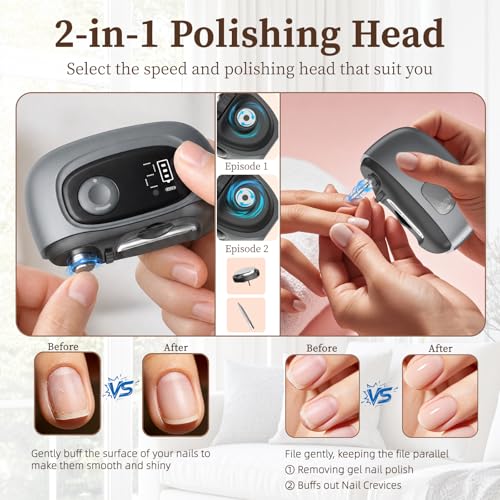 Gaguusu Electric Nail Clipper with Adjustable Width & Speed