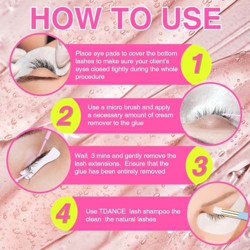 TDANCE Cream Lash Remover for Extensions - 15g