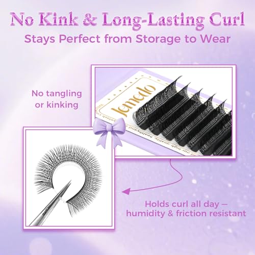 YY Premade Fans Lash Extensions 0.07/0.10mm C/D/M Curl 8-15mm