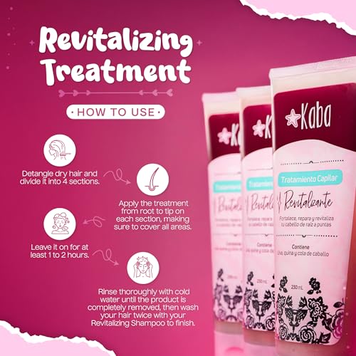 D'Luchi Kaba Hair Treatment for Thicker Fuller Hair with Grapes & Horsetail - 7.8 Oz