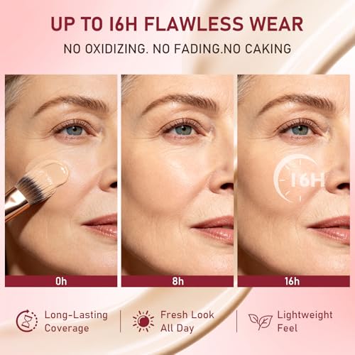 Korean Color-Changing Foundation for Mature Skin