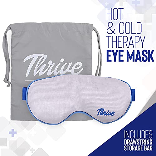 Thrive Clay Bead Heated & Cooling Eye Mask for Dry Eyes & Puffiness