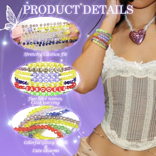 NEOVISTA K-pop Beaded Bracelet - Colorful Fan Merch Jewelry