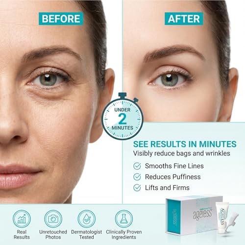 Instantly Ageless Face Lift Cream for Under Eyes - 25 Vials, 0.51 Fl Oz