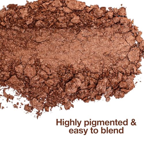Palladio Baked Bronzer Powder - Shimmery Glow, Dry or Wet