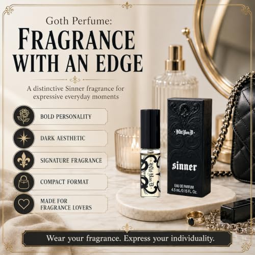 Kat Von D Sinner Mini Edp Perfume for Women 0.15oz - Sultry, Bold Fragrance