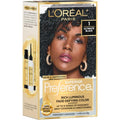 L'Oreal Paris Superior Preference Permanent Hair Color Kit - Ultimate Black 1 (Pack of 1)