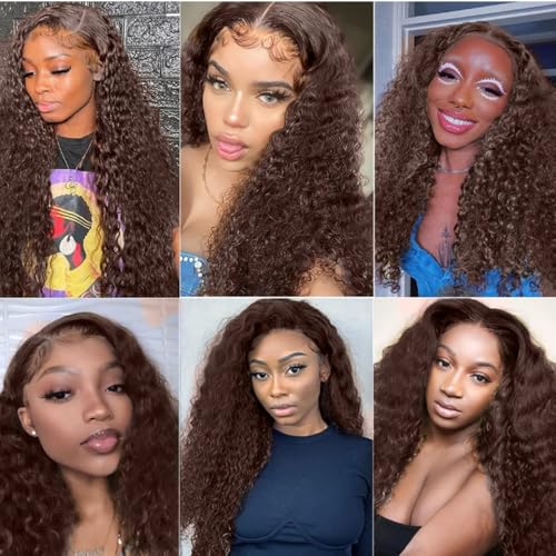 Chocolate Brown Body Wave Human Hair Bundles - 26/28/30 Inch