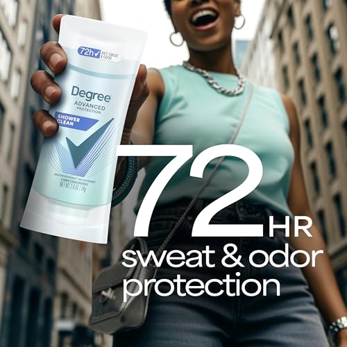 Degree Advanced Protection Antiperspirant Deodorant Shower Clean 72H - 2.6 oz
