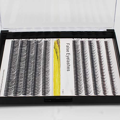 Bulk False Eyelashes 400 Count - 8-16mm 3D Volume Mixed Clusters