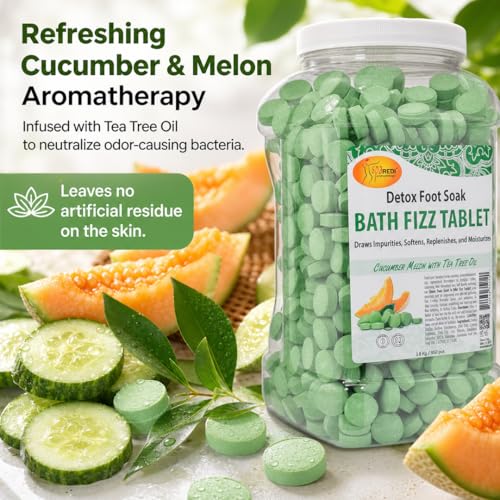 SPA REDI Detox Foot Soak Fizz Tablets, 950 Count