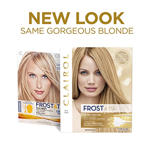 Clairol Nice'n Easy Frost & Tip Original Hair Dye, Light Blonde to Medium Brown Hair Color, Pack of 3