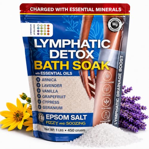 Natural Epsom Salt Bath Soak with Arnica Montana & Essential Oils - 1lb