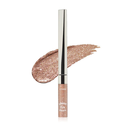 ETUDE Shine Fix Eyes Liquid Eyeshadow 2.5g #1 Champagne Nebula | Long-Lasting Shimmer & Glow Liquid Eye Shadow Makeup with Dazzling Sparkle | K-beauty