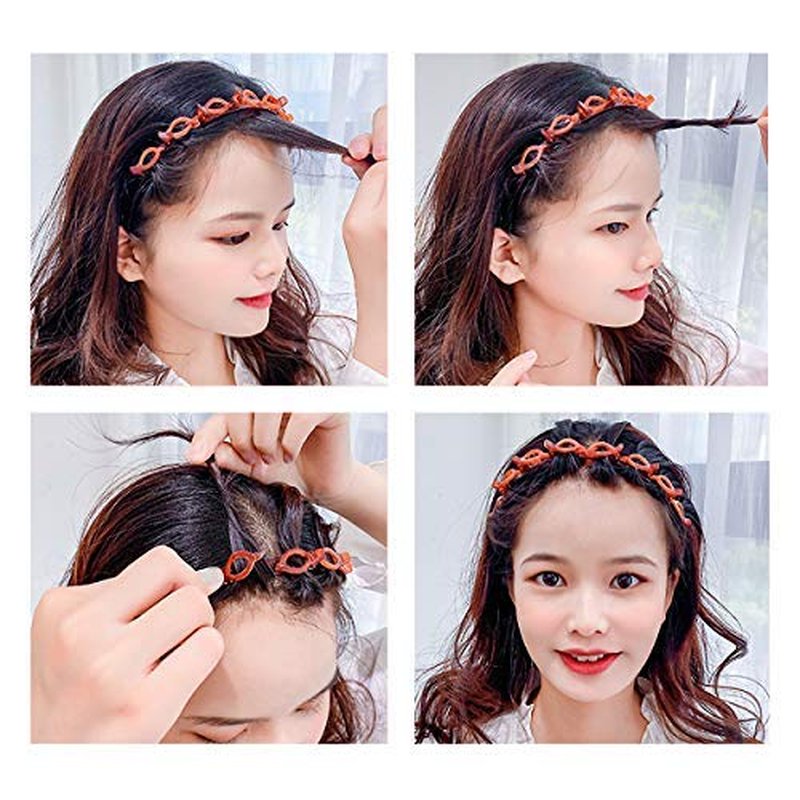 6PCS Double Bangs Hairpin Clips with Anti-Slip Teeth