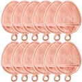 Reusable Makeup Remover Pads Soft Makeup Remover Cloths Washable Facial Makeup Cleansing Pads for Face,Lip,Eyes Orange 12PCS