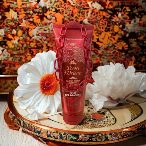 Tesori d'Oriente:"Fiore del Dragone" Shower Cream 8.45 Fluid Ounce (250ml) Packages [ Italian Import ]