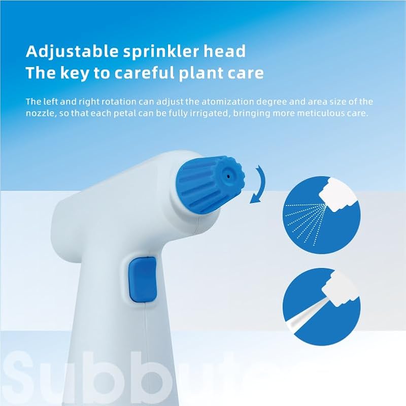 Subbuteo Electric Plant Mister Spray Bottle - 0.55L USB Auto Sprayer