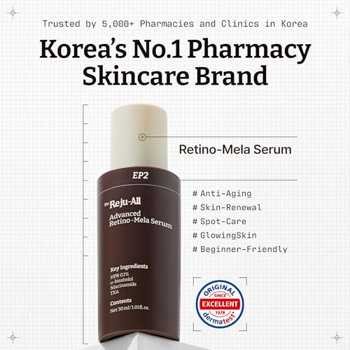 Dr.Reju-All PDRN Rejuvenating Face Cream & Retino-Mela Serum Set - Korean Anti-Aging