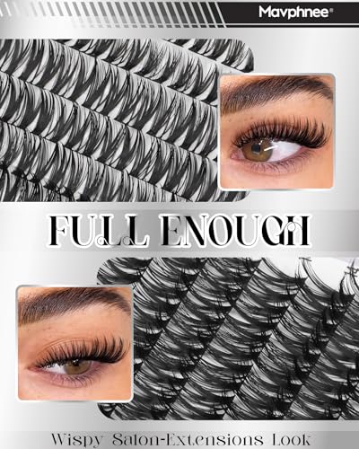 Wispy Lash Clusters 8-18MM CD Curl Eyelash Extensions (132pc)