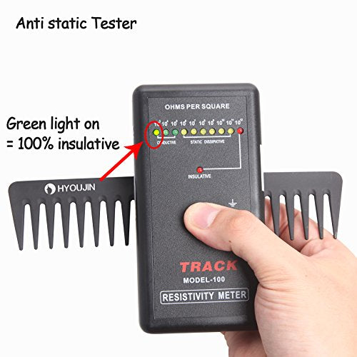 Wide Tooth Carbon Comb for Detangling Wet Hair - Variation of Cutting Set2