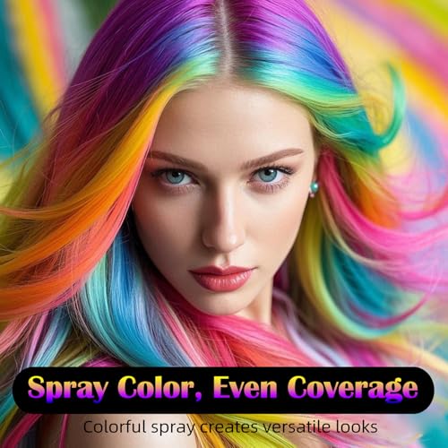 Green Temporary Hair Spray for St. Patrick's Day & Festivals