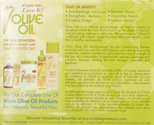 Vitale Olive Oil No-Lye Relaxer Touch-Up Kit
