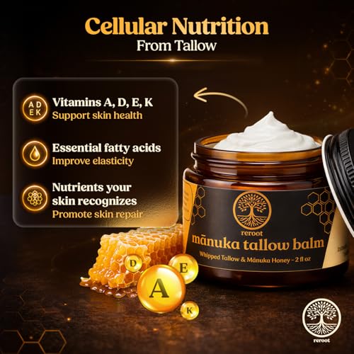 Manuka Honey & Grass-Fed Tallow Face Balm - 2oz