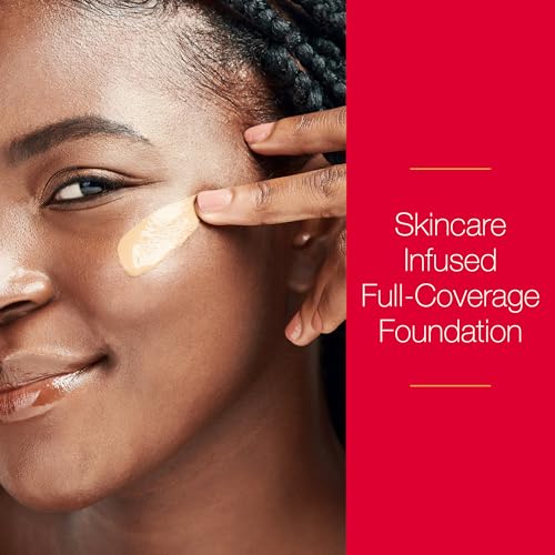 Mirabella Defense CC Creme Full Coverage Foundation with SPF 20, CC Cream Foundation with Sunscreen & Hyaluronic Acid, Oil Control with Salicylic Acid - Dark