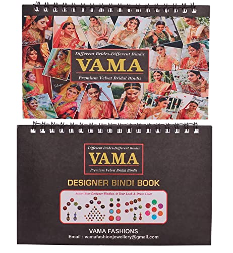 VAMA 960 Bindi Book - Pastel Multicolor Crystal Stone Stickers