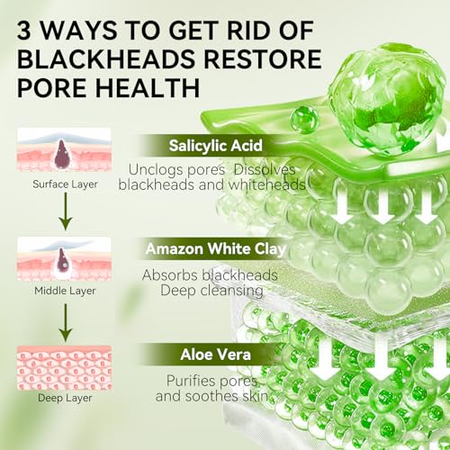 LANBENA Blackhead Remover Mask with 2% Salicylic Acid, 60 Pcs
