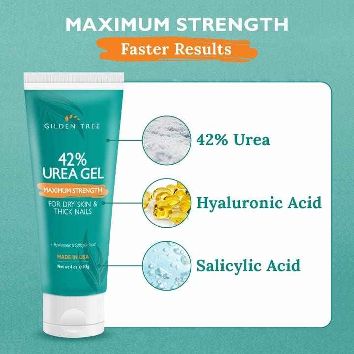 Max Strength 42% Urea Gel + Organic Shea Butter Cream Bundle