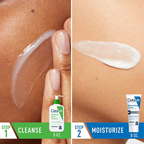 CeraVe Skin Care Set with Moisturizing Cream & Hydrating Facial Cleanser