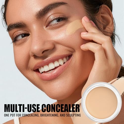 Pudaier Cream Concealer Pot - Lightweight, Buildable Coverage, 32 Shades