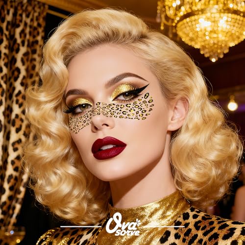 Cheetah Freckles Temporary Face Tattoo - Waterproof Leopard Spots (8 Sheets)