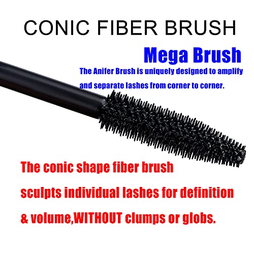 Intense Volume Mascara, Suitable for Sensitive Eyes, Clump-Free, Flake-Free, Smudge-Proof, Black