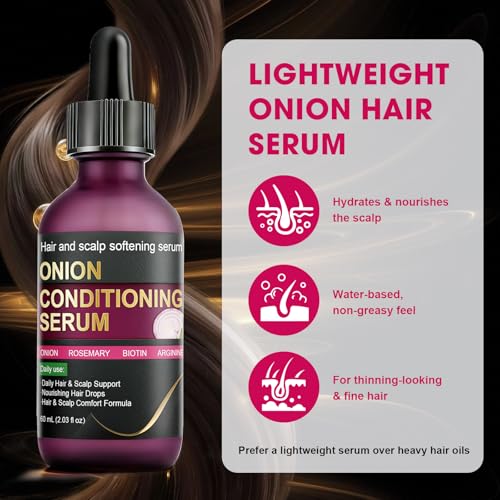 Onion Hair Growth Serum with Biotin & Rosemary - 60ML